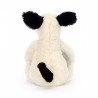 Bashful Petit chiot noir et crème Small