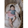 Bouillotte sèche en lin - Lune Vieux rose