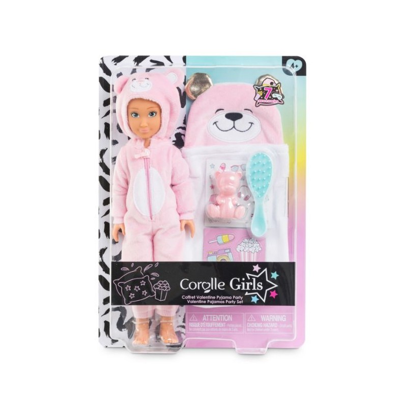 Corolle Girls - Coffret Valentine Pyjama Party Corolle Girls - Coffret Valentine Pyjama Party