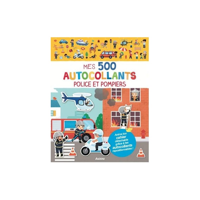 Mes 500 autocollants - Police et pompiers Mes 500 autocollants - Police et pompiers