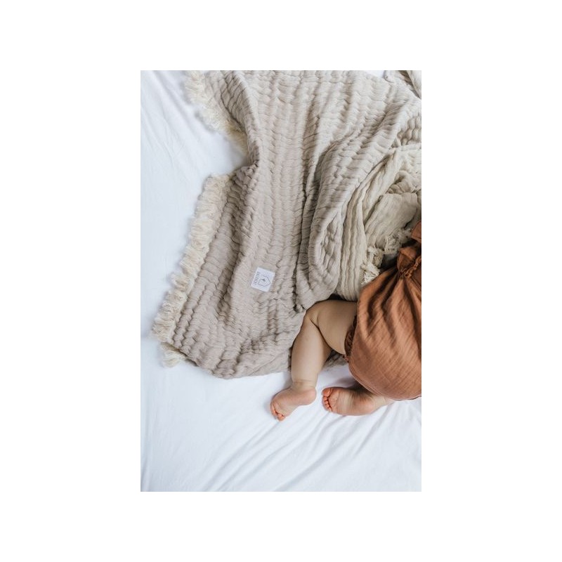 Couverture gaze de coton - Lin Couverture gaze de coton - Lin