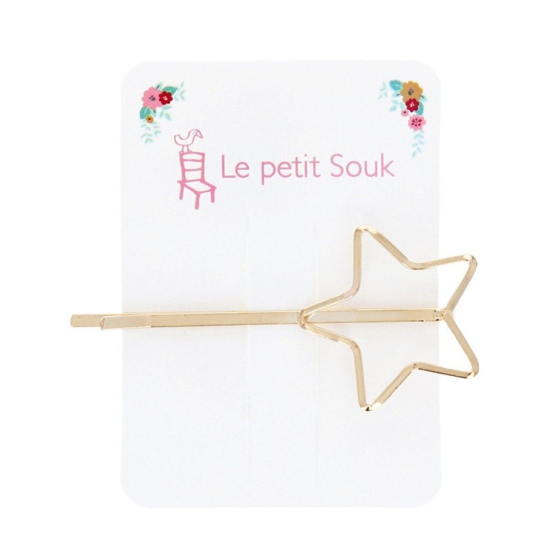 Barrette étoile dorée Barrette étoile dorée