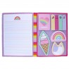 Carnet bloc note et stickers - Sweet