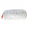 Trousse double zip multicoeurs