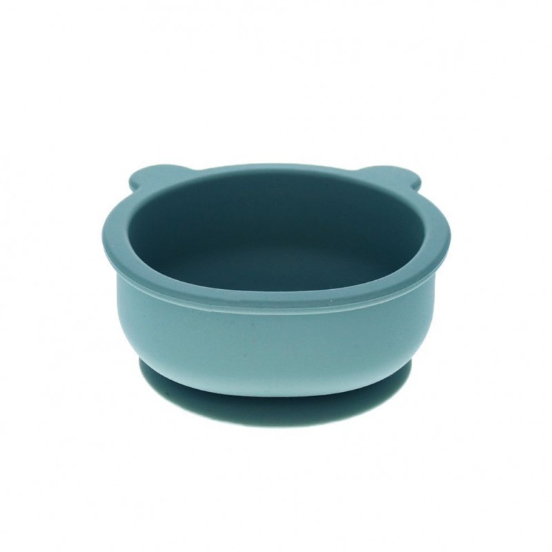 Bol ours en silicone bleu Bol ours en silicone bleu