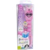 Lampe de lecture et marque page - Chenille rose