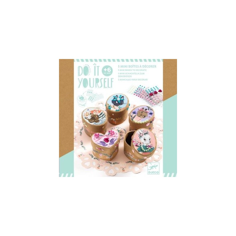 5 minis boîtes à décorer DIY - Adorables 5 minis boîtes à décorer DIY - Adorables