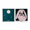 Lapinoo - Doudou lapin rose 30 cm