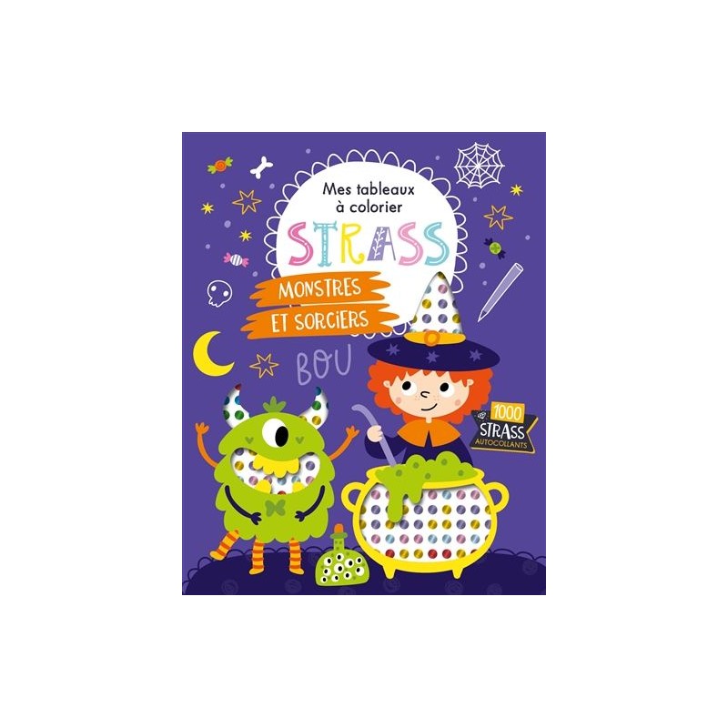 Monstres et sorciers : 1.000 strass autocollants Monstres et sorciers : 1.000 strass autocollants