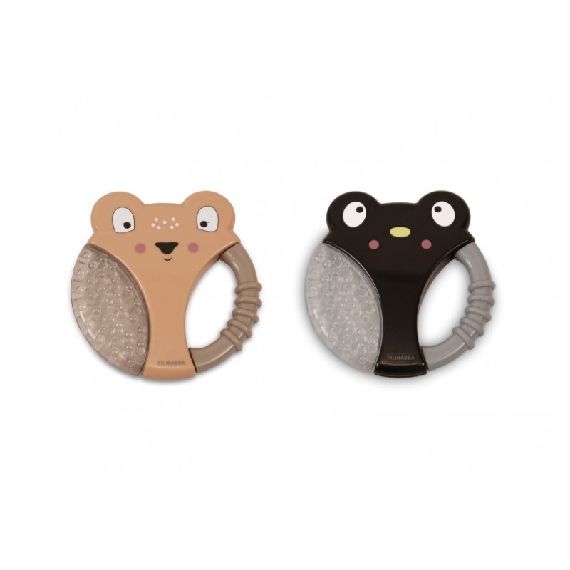 Lot de 2 anneaux de dentition réfrigérants - Pingouin Lot de 2 anneaux de dentition réfrigérants - Pingouin