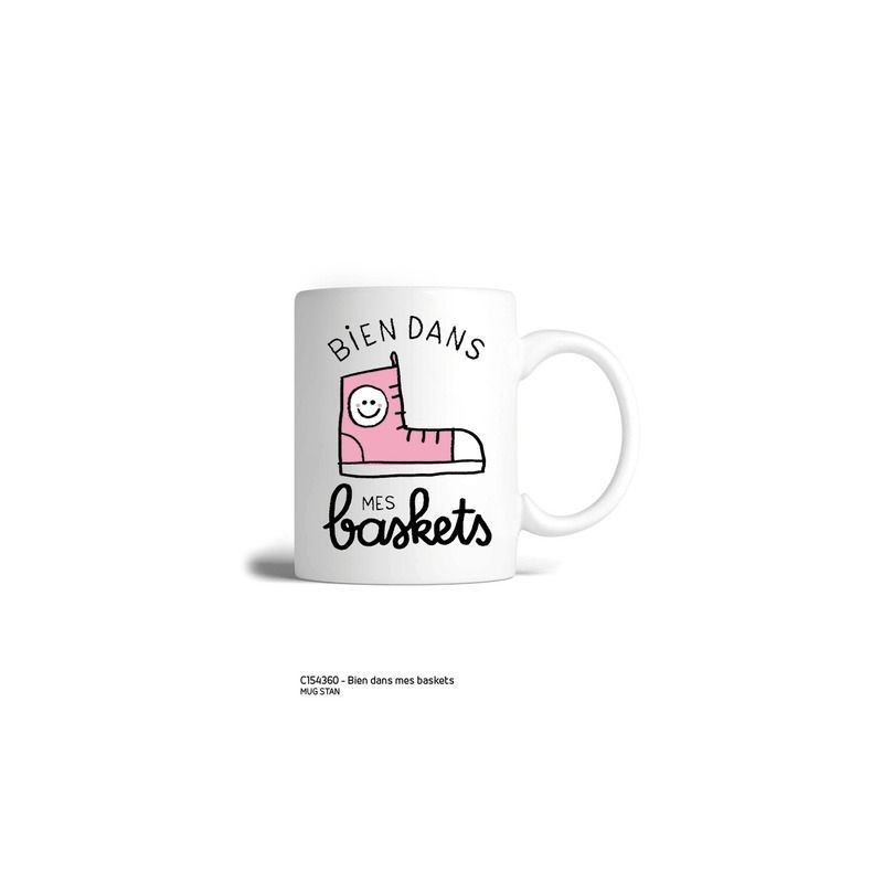 Mug STAN - Bien dans mes baskets Mug STAN - Bien dans mes baskets