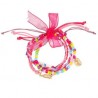 Bracelet Florina perles-corde, triple