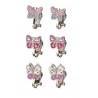 Boucles d'oreilles à clips Papillons (3 paires)