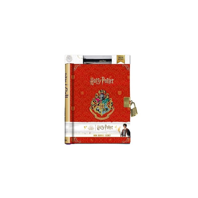 Harry Potter - Mon journal intime avec encre invisible version rouge Harry Potter - Mon journal intime avec encre invisible version rouge
