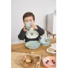 Set de 2 couverts en inox - Bleu