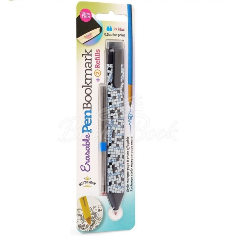Stylo marque-page à encre effaçable - Mots croisés Stylo marque-page à encre effaçable - Mots croisés
