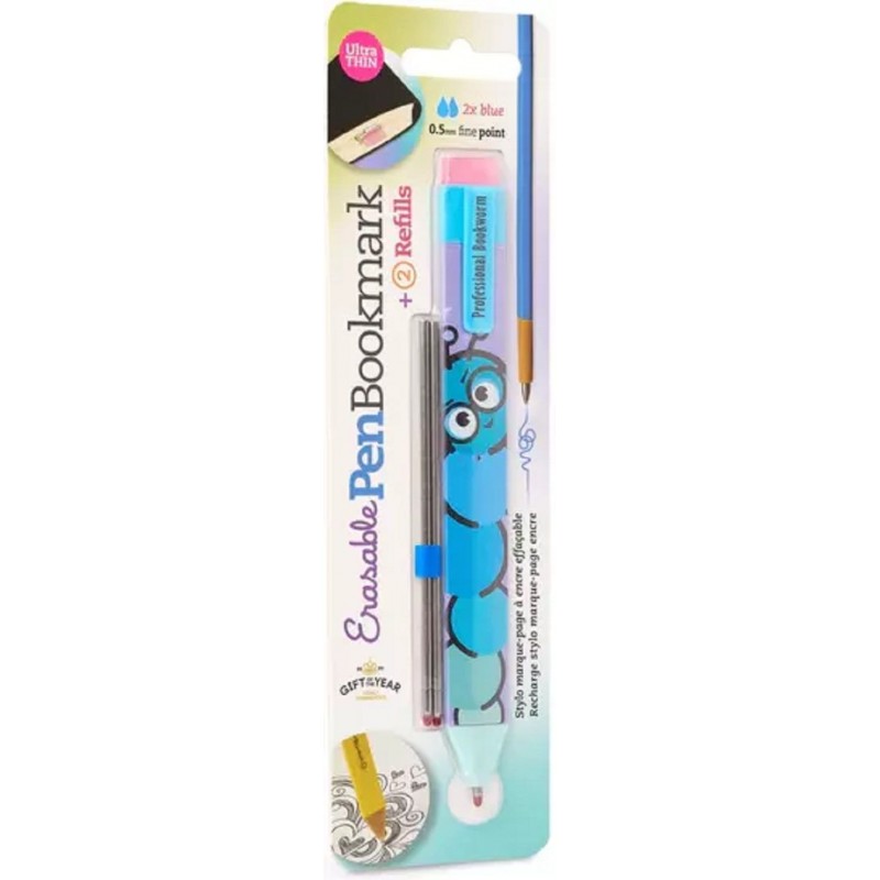 Stylo marque-page à encre effaçable - Chenille Stylo marque-page à encre effaçable - Chenille