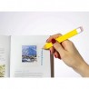 Stylo marque-page à encre effaçable - Jaune