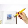 Stylo marque-page à encre effaçable - Jaune