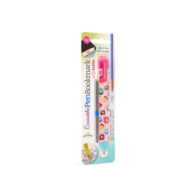 Stylo marque-page à encre effaçable - Donut Stylo marque-page à encre effaçable - Donut