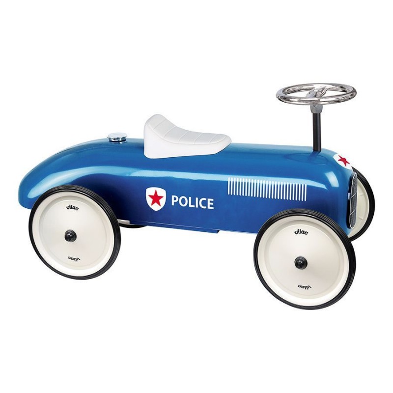 Porteur voiture vintage Police Porteur voiture vintage Police