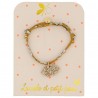 Bracelet Liberty - Capel Moutarde nuage doré