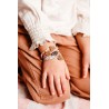 Bracelet Liberty - Capel Moutarde nuage doré