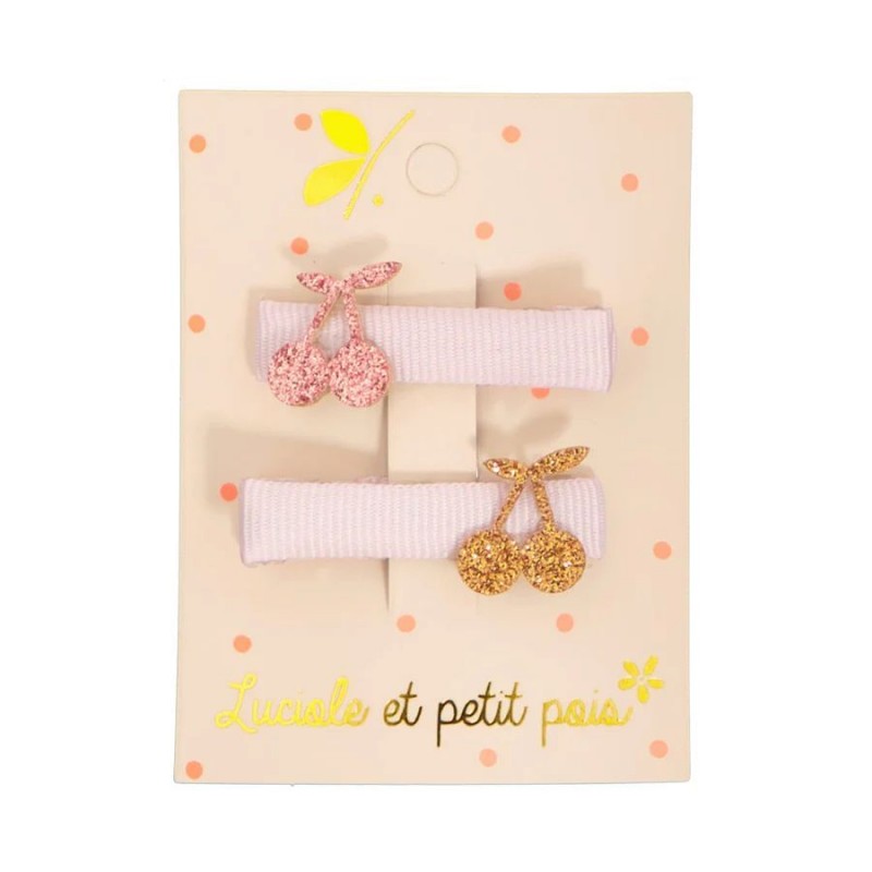 Barrettes mini cerises (paire) Barrettes mini cerises (paire)