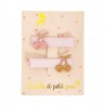 Barrettes mini cerises (paire)