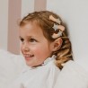 Barrette étoile filante en acétate - Nacre, glitter