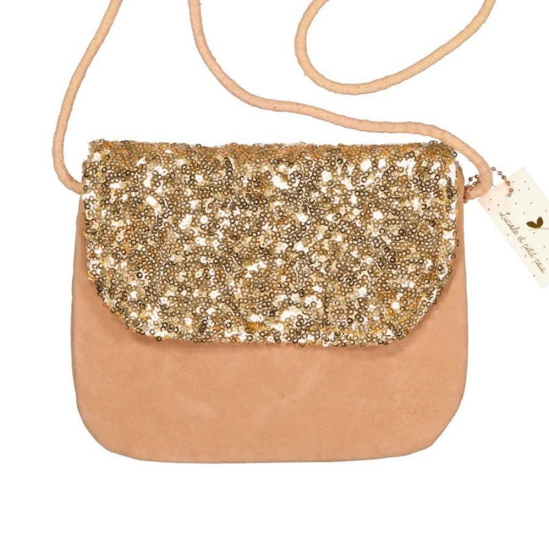 Sac à main - Velours et sequins or Sac à main - Velours et sequins or