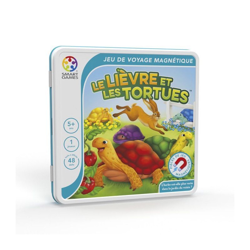 Jeu de voyage magnétique - Le lièvre et les tortues Jeu de voyage magnétique - Le lièvre et les tortues
