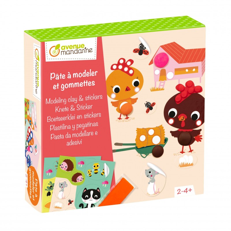 Pâte à modeler et gommettes Pâte à modeler et gommettes