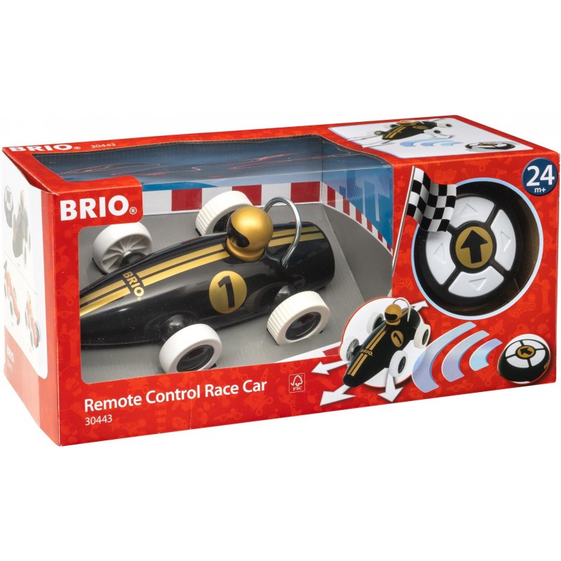Voiture de course télécommandée - Noir et doré Voiture de course télécommandée - Noir et doré
