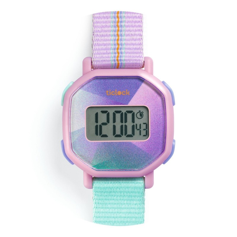 Montre digitale Ticlock - Purple prisma Montre digitale Ticlock - Purple prisma