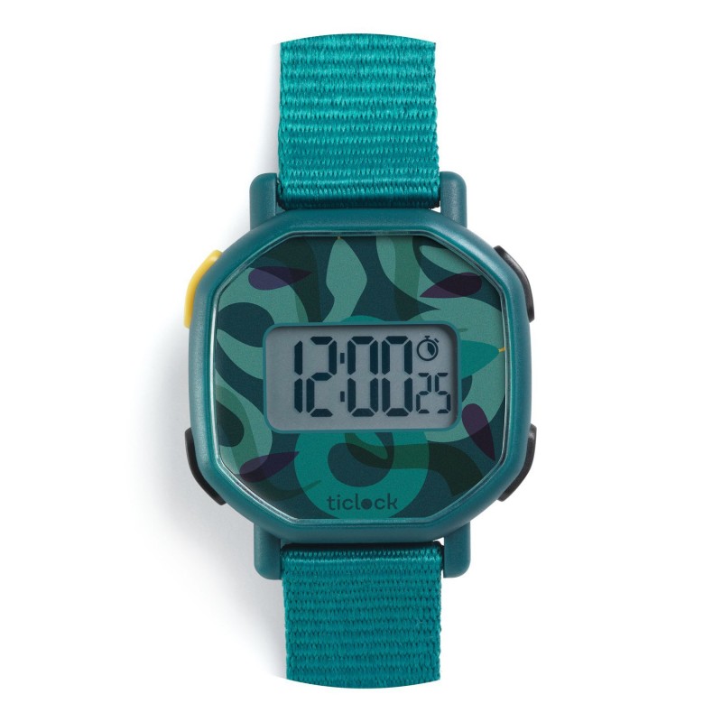 Montre digitale Ticlock - Green snakes Montre digitale Ticlock - Green snakes