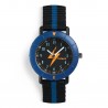 Montre cadran roratif Ticlock - Flash blue