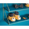 Chaussons chat moutarde Lulu - Les Moustaches