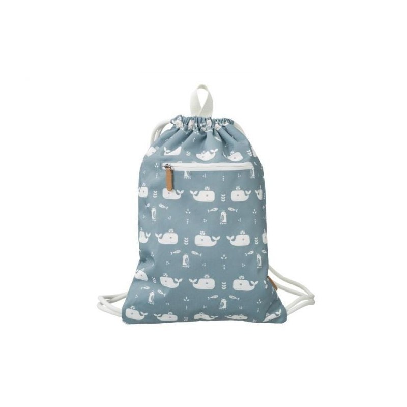 Sac de gymnastique/piscine baleine - bleu Sac de gymnastique/piscine baleine - bleu