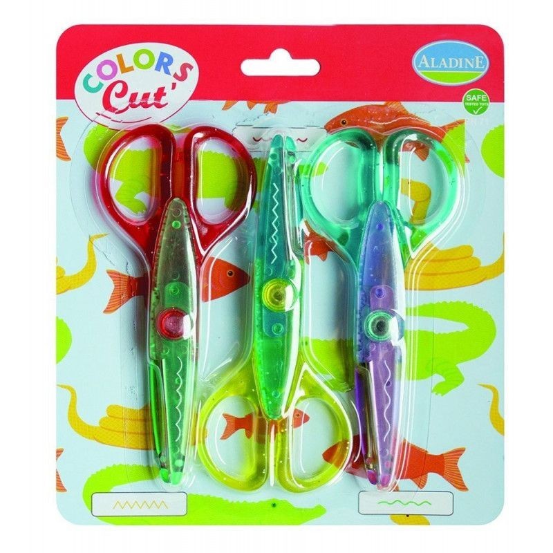 3 paires de ciseaux Colors cut' 3 paires de ciseaux Colors cut'