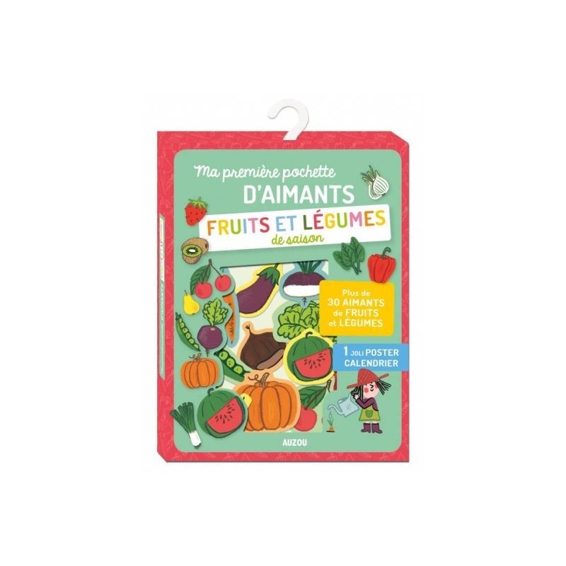 Ma première pochette d'aimants - Fruits et légumes de saison