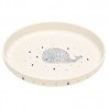 Assiette en bambou Little Water Baleine