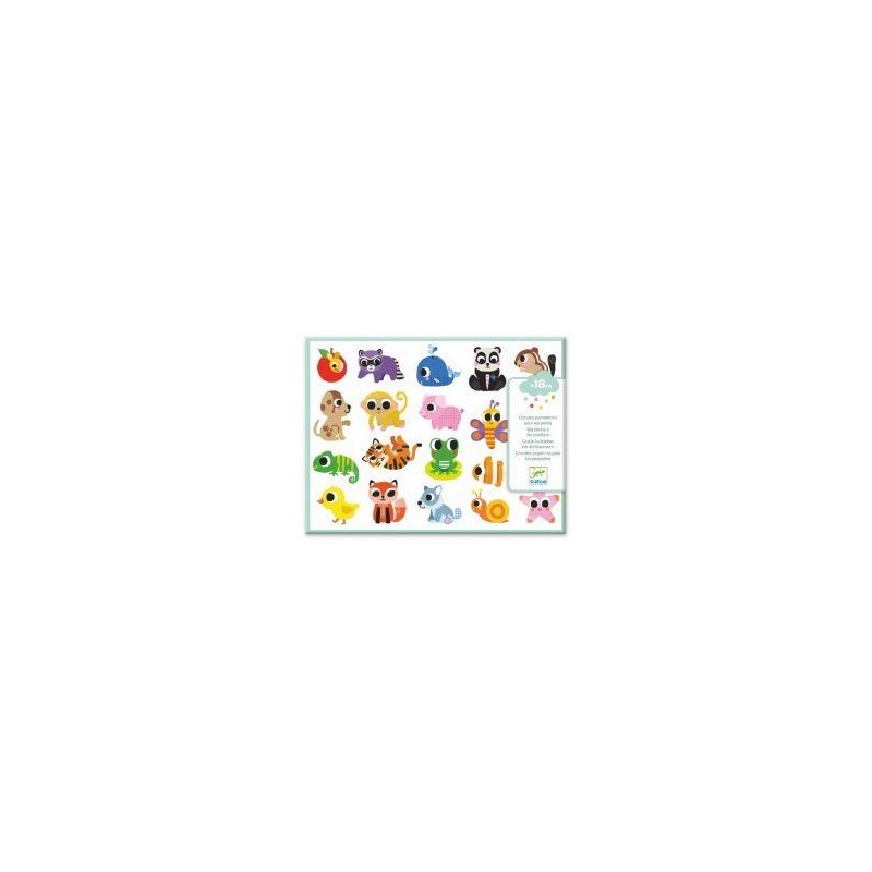 Grosses gommettes pour les petits Bébés animaux Grosses gommettes pour les petits Bébés animaux