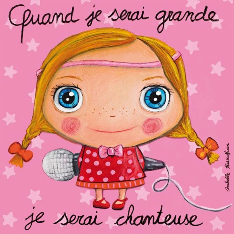 TABLEAU 15X15 CHANTEUSE TABLEAU 15X15 CHANTEUSE