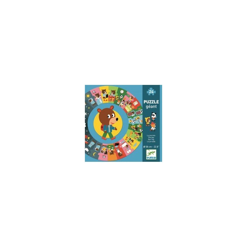 Puzzle géant - La journée