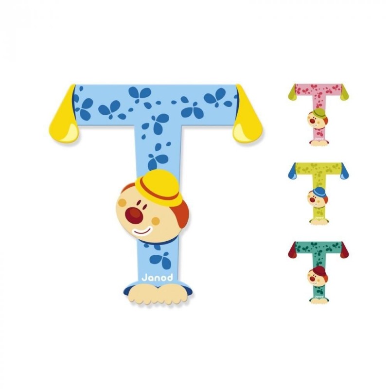 Lettre clown T Lettre clown T