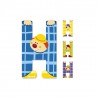 Lettre clown H