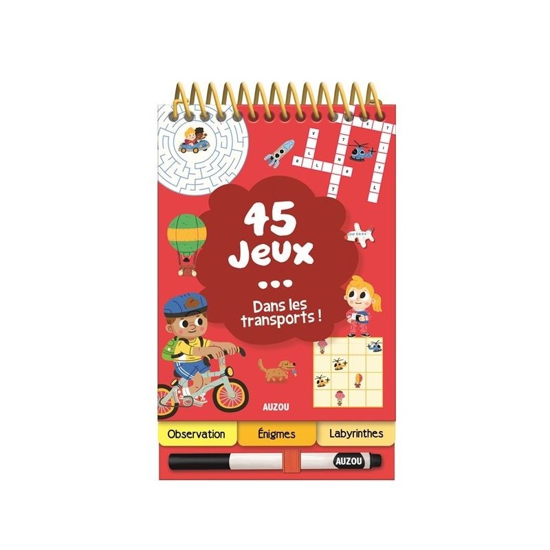 45 jeux... dans les transports ! 45 jeux... dans les transports !
