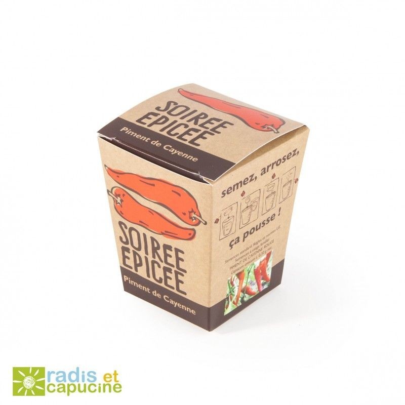 Kit message Piment de Cayenne - Soirée épicée Kit message Piment de Cayenne - Soirée épicée