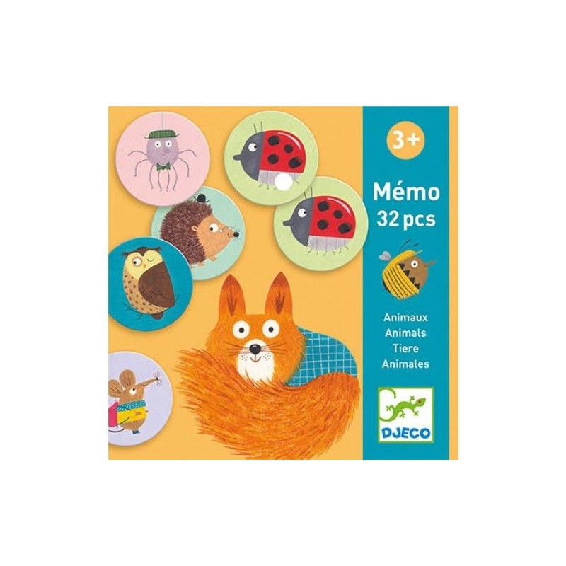 Mémo 32 pcs - Animaux Mémo 32 pcs - Animaux